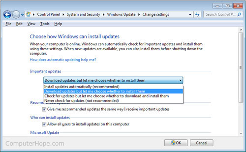 Auto Update Windows 8